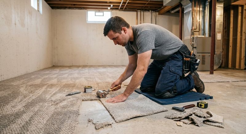 Basement Carpet Repair in Denver County, CO