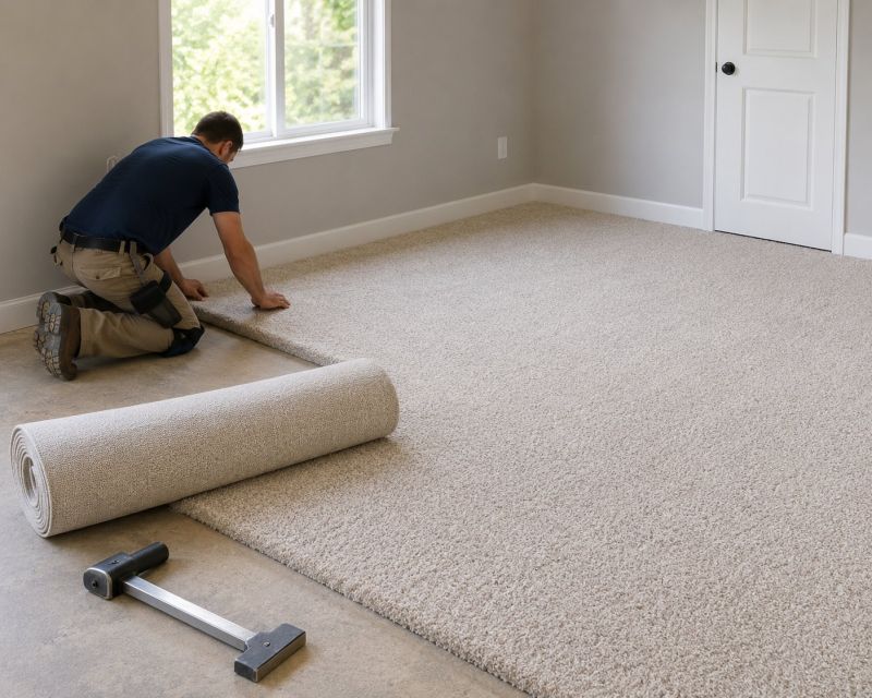 Plush Carpet Installation in Toms River, NJ